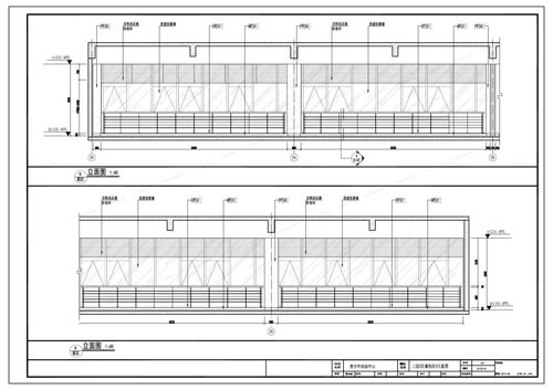 青少年活動中心深化設計施工圖二層C區童玩區9立面圖