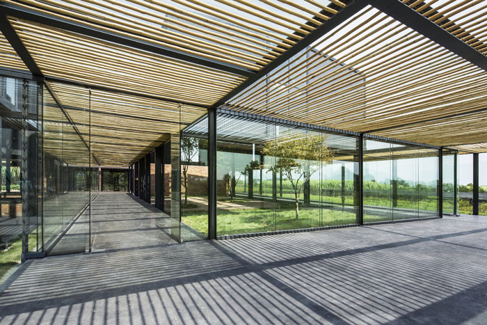 紅糖廠房外部進門區裝修設計效果圖