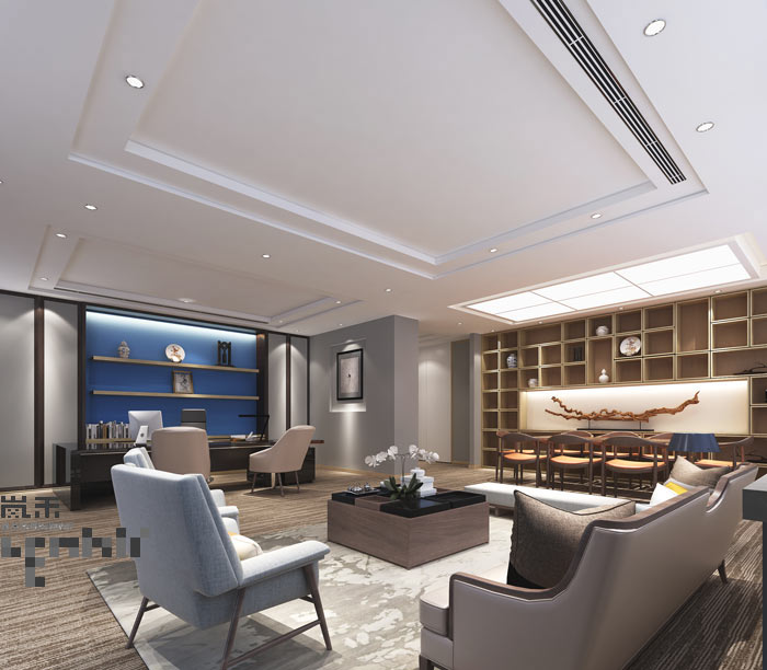 led發(fā)光二極管廠家總經(jīng)理辦公室裝修設計案例效果圖