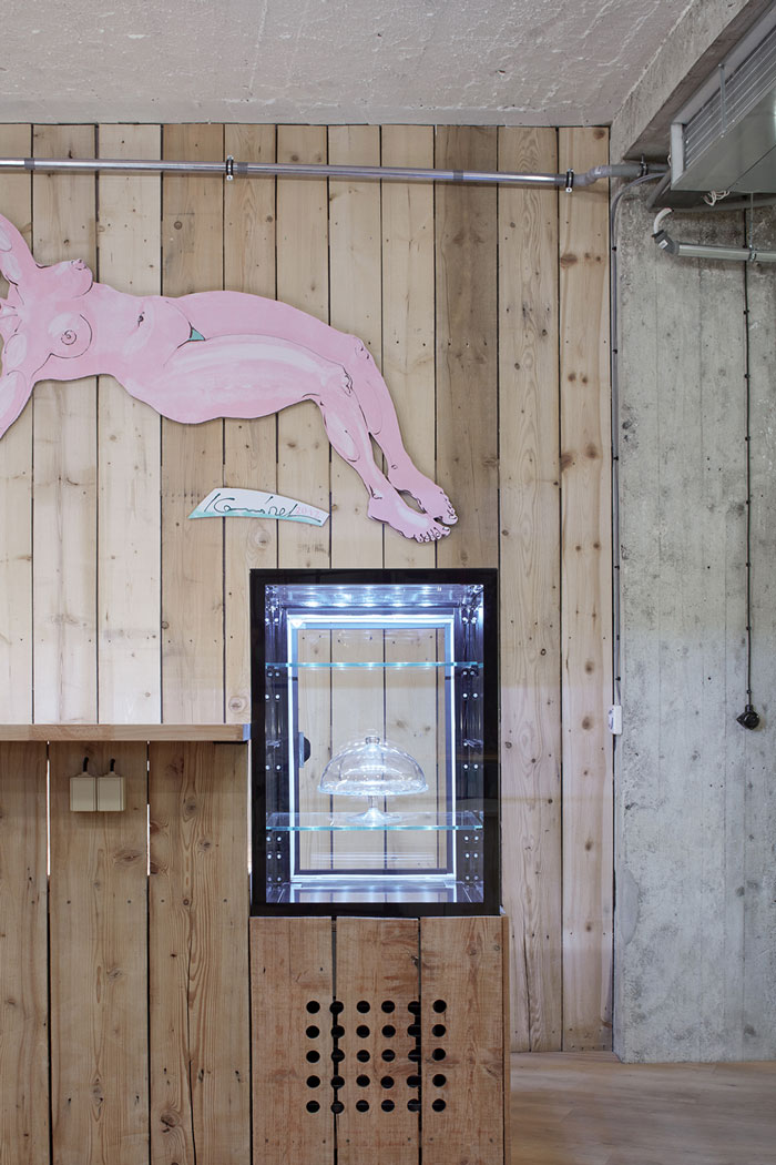 工廠辦公室吧臺(tái)細(xì)節(jié)效果圖