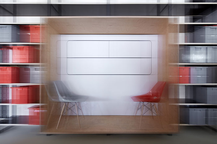 工廠辦公室儲(chǔ)物空間效果圖