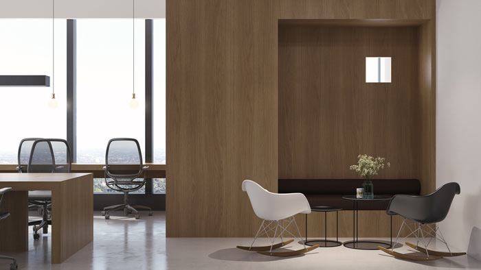 商貿公司辦公室接待區裝修設計效果圖