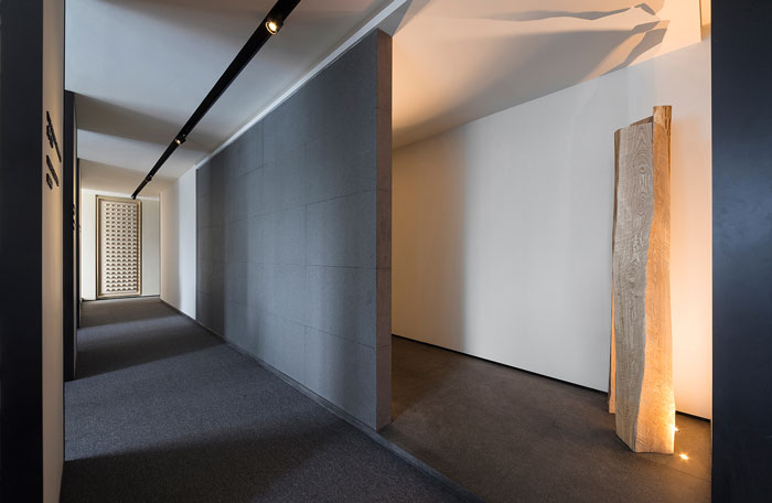 新中式辦公室走廊裝修設計效果圖