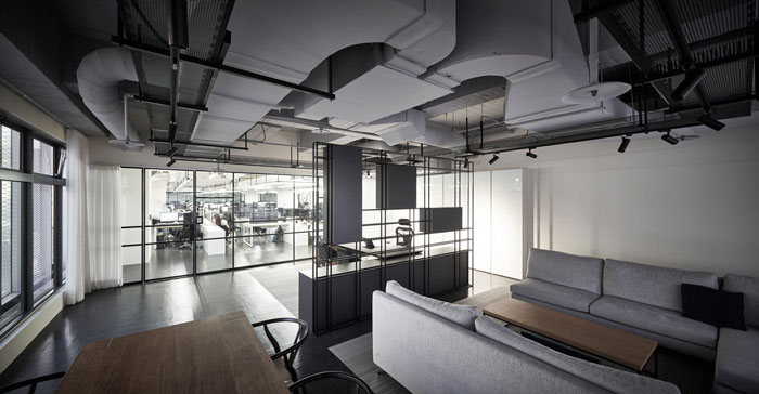 科技公司辦公室洽談區裝修設計效果圖