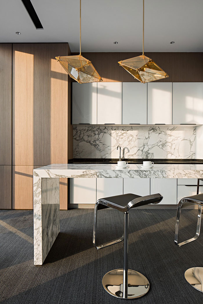 投資公司辦公室茶水間細節裝修設計效果圖