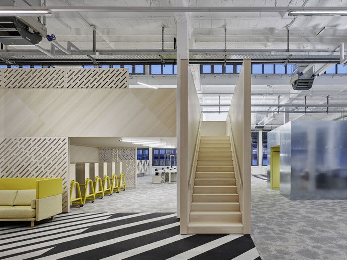 廠區辦公室樓梯裝修設計效果圖