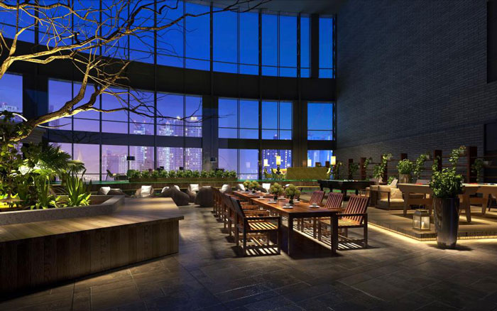 杭州良渚辦公室休息區裝修設計效果圖