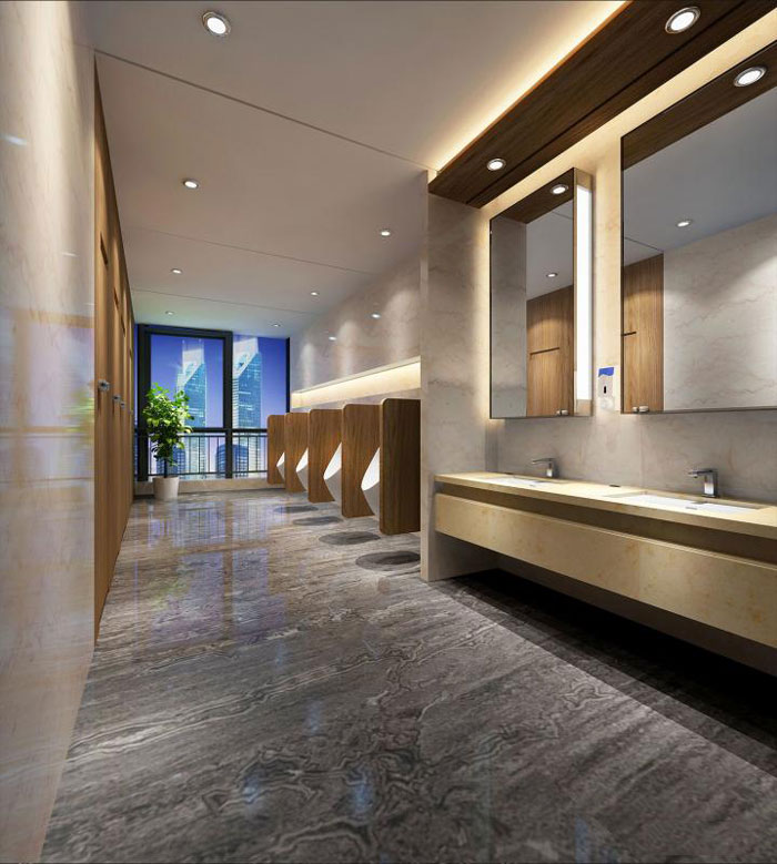 杭州良渚辦公室衛生間裝修設計效果圖