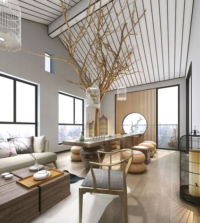 新中式總經(jīng)理辦公室設計方案