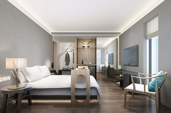 新中式辦公室休息區(qū)設計方案