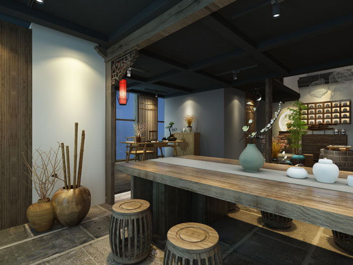 園林總經理辦公室裝修設計方案效果圖