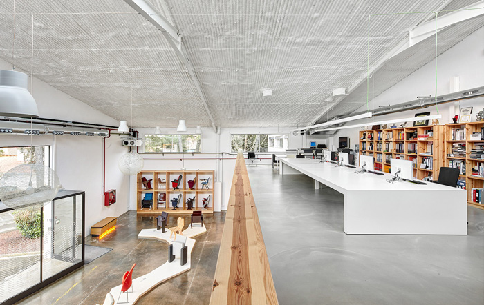 工廠辦公室辦公區裝修效果圖