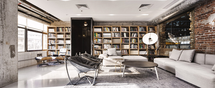 廠房辦公空間休息區改造裝修設計效果圖