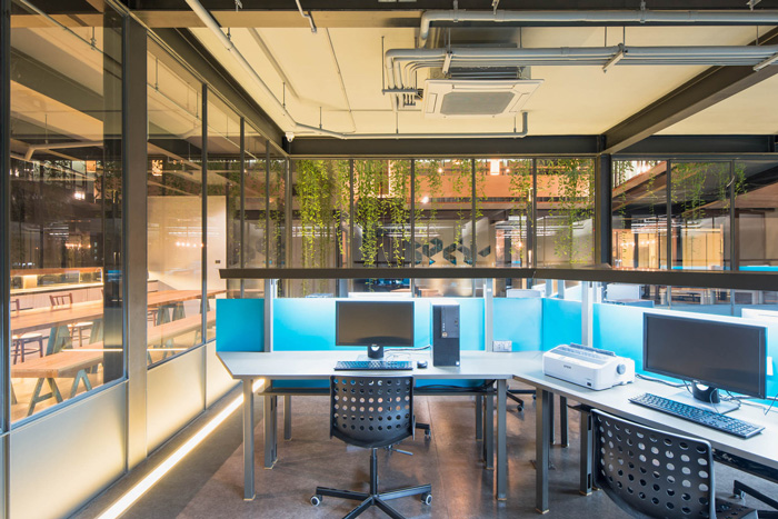 廠房寫字樓辦公區裝修設計方案效果圖