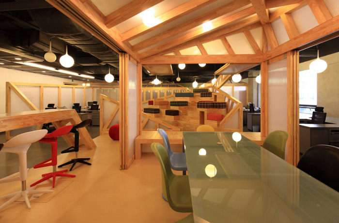 家具廠辦公室辦公區裝修設計方案效果圖