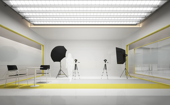 藝術學校拍照區(qū)裝修設計效果圖