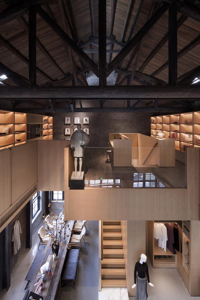 陽朔糖舍酒店書吧裝修設計效果圖