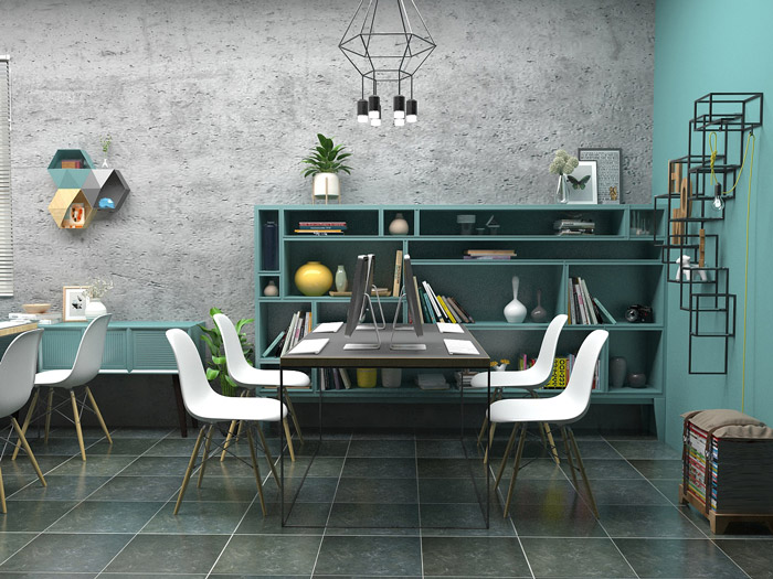 廠房改造辦公室辦公區裝修設計效果圖