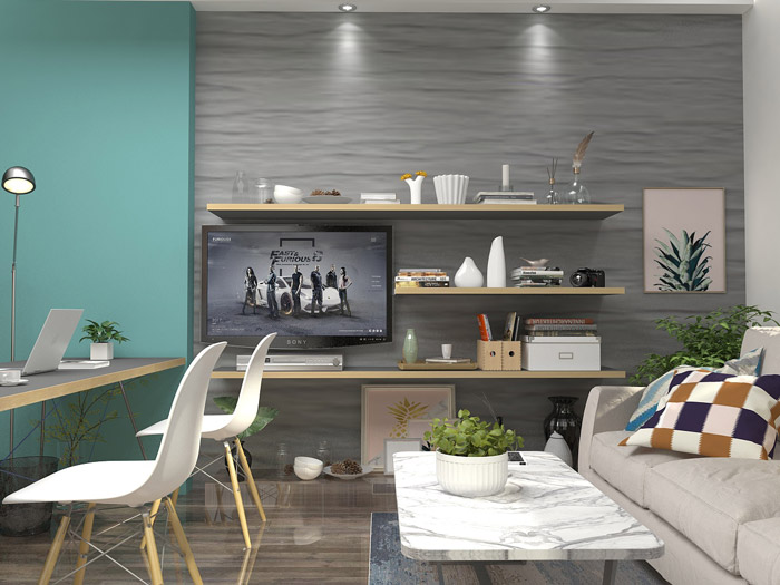 廠房改造辦公室辦公區裝修設計效果圖