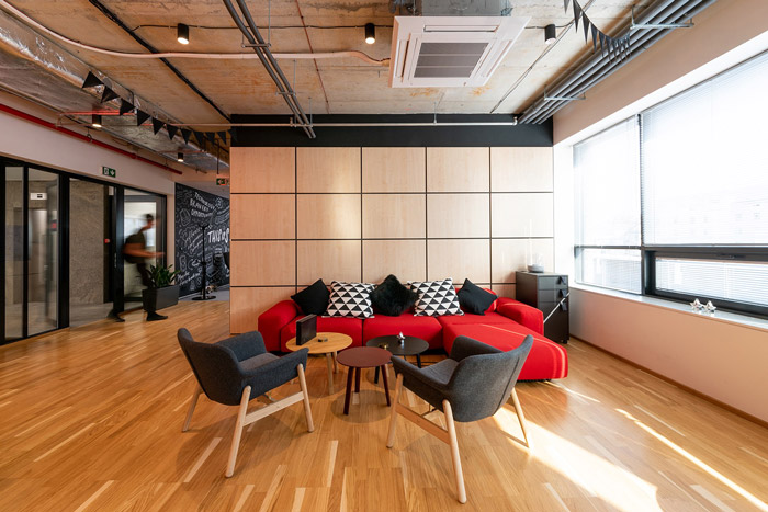 軟件科技公司辦公室進門區設計方案