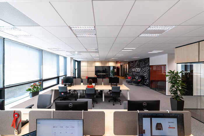 軟件科技公司辦公室辦公區設計方案