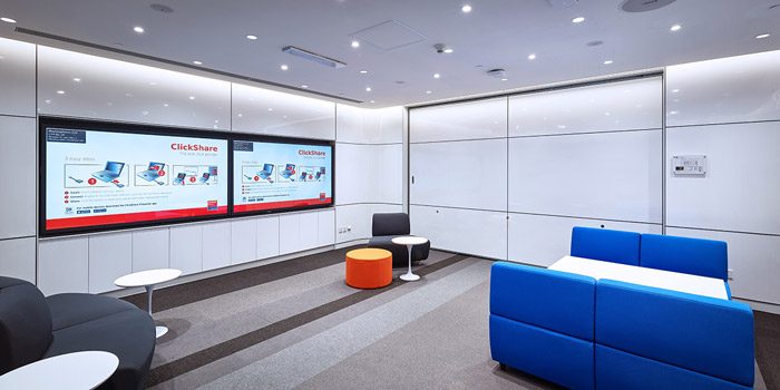 科技園區辦公樓接待裝修設計效果圖