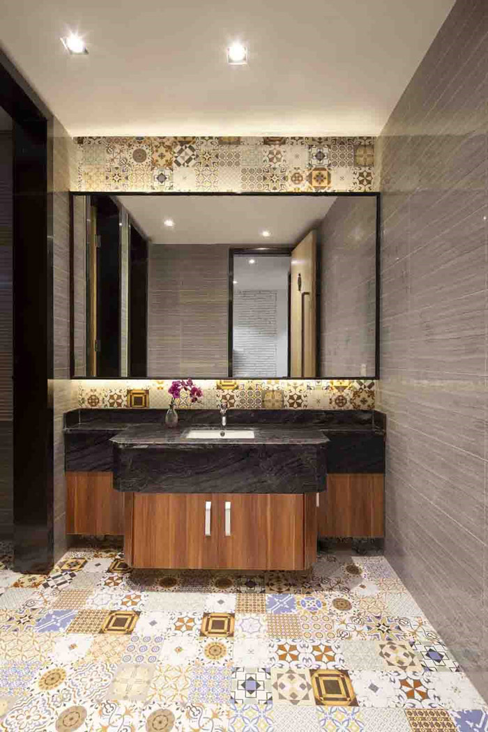 工廠辦公室洗手間設計裝修效果圖