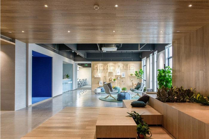 電商辦公室交流區裝修設計效果圖
