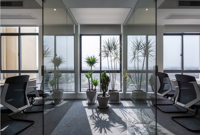 電商辦公室辦公區裝修設計效果圖